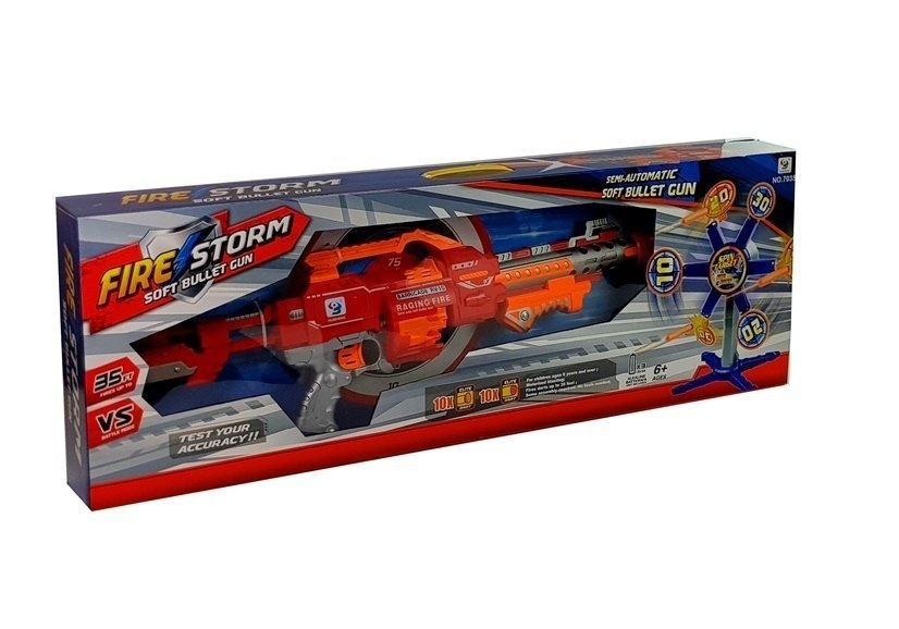 Nerf-achtig Geweer 'Fire Storm' 73cm - 40% Korting!