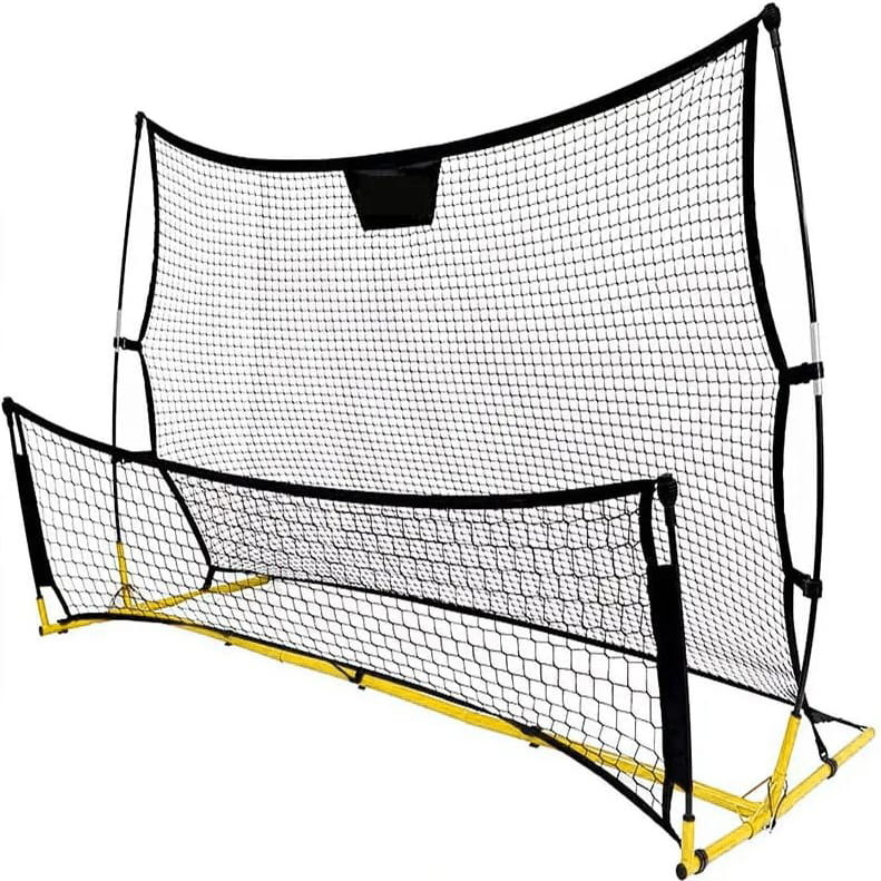 Voetbaldoel met Rebounder 2-in-1 - 220cm - 40% Korting!