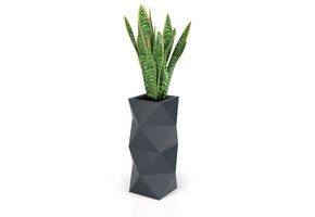Monumo Asti Bloempot Antraciet - 78cm - 40% Korting!
