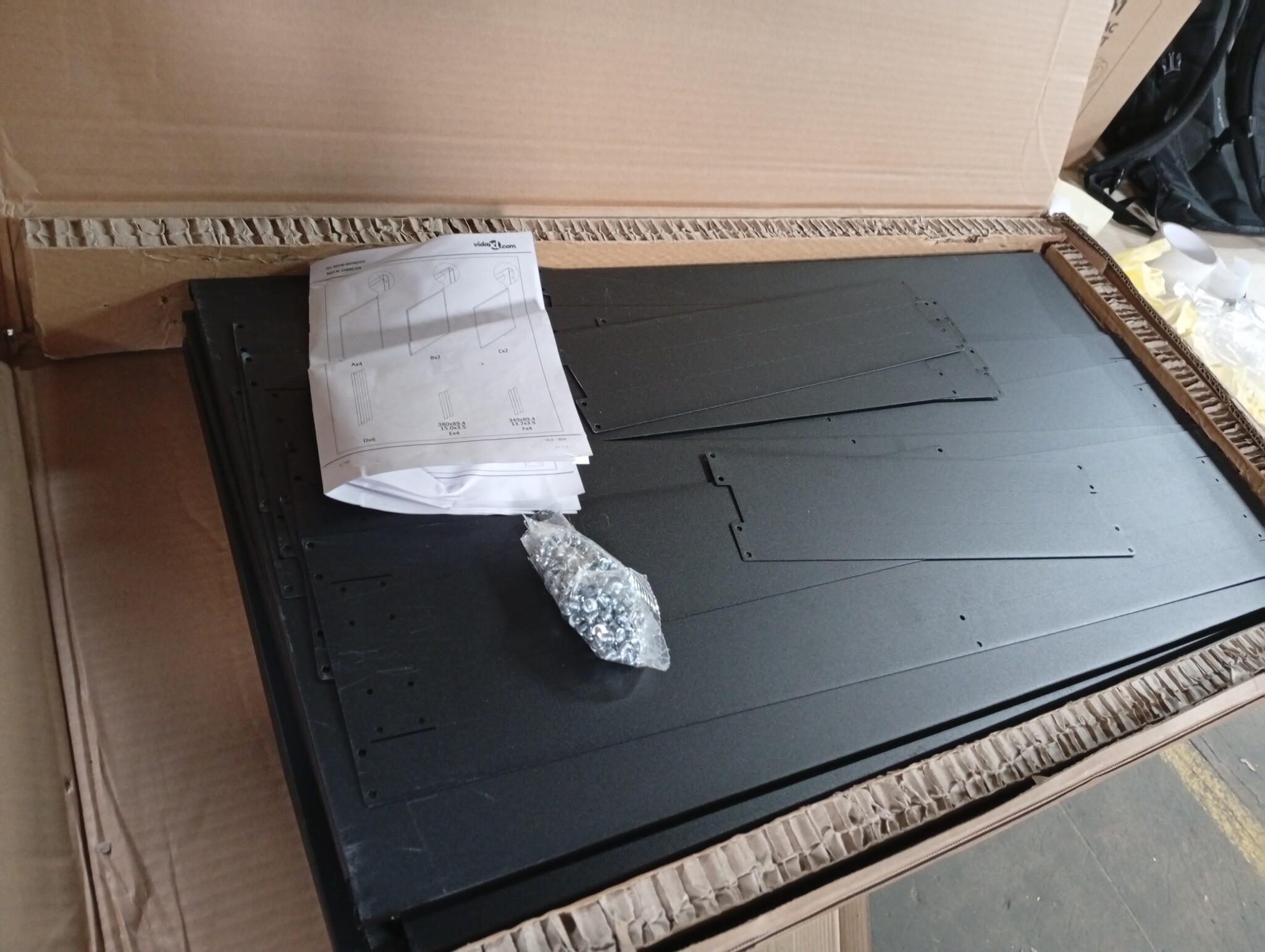 vidaXL Plantenbak 80x80x80cm Zwart - 55% Korting!
