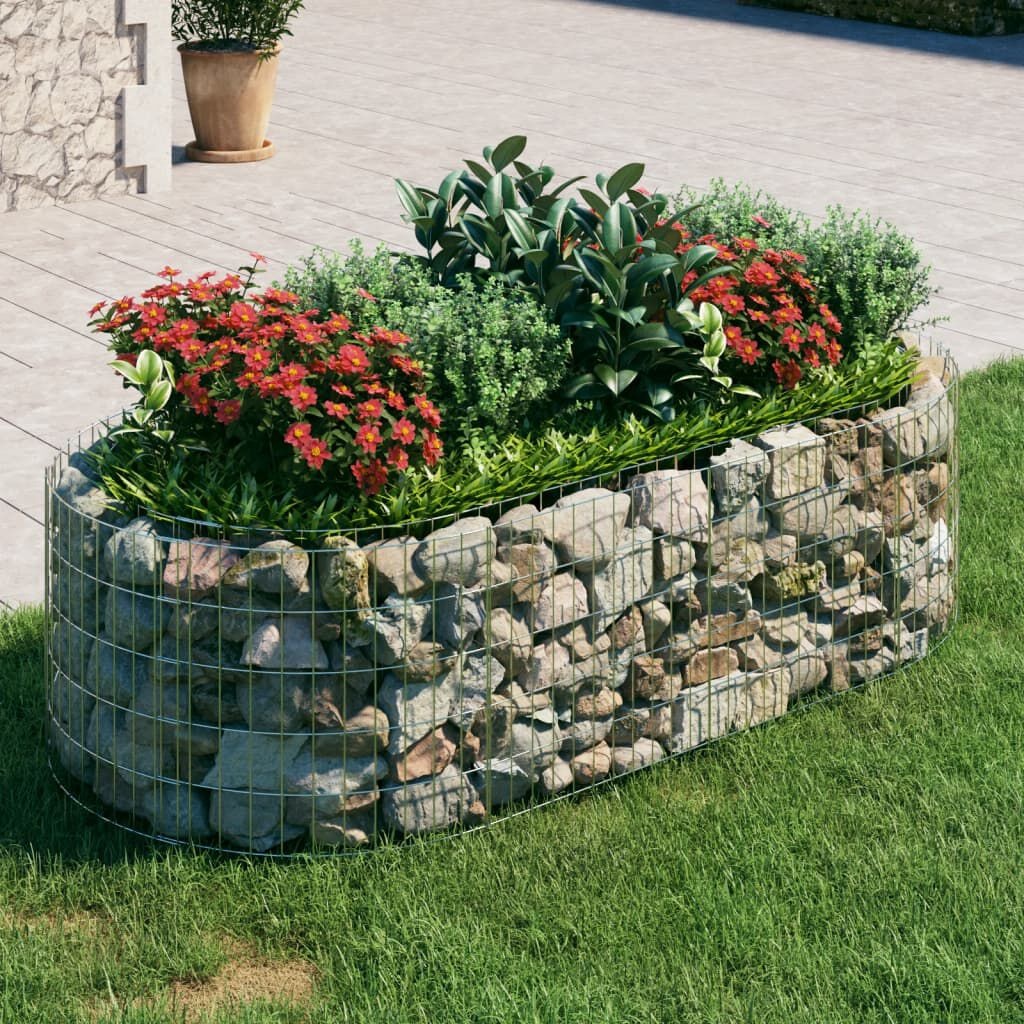 VidaXL Gabion Plantenbak 200x100x50 - 40% Korting!