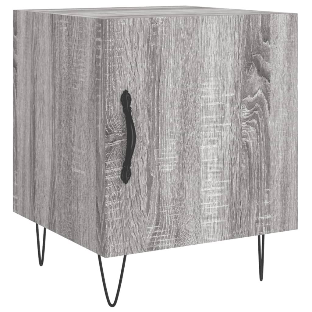 Nachtkastje Grijs Sonoma Eiken 40x40x50cm - 53% Korting!