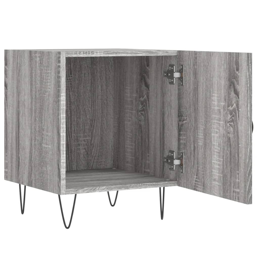 Nachtkastje Grijs Sonoma Eiken 40x40x50cm - 53% Korting!