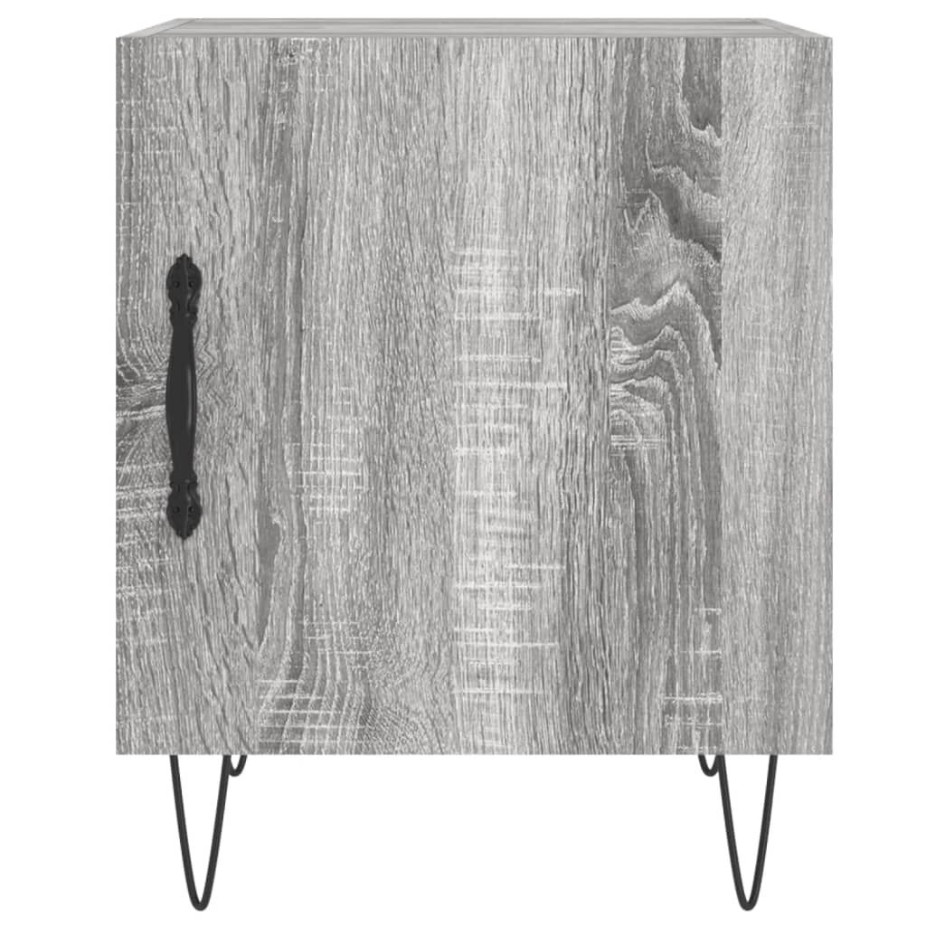 Nachtkastje Grijs Sonoma Eiken 40x40x50cm - 53% Korting!