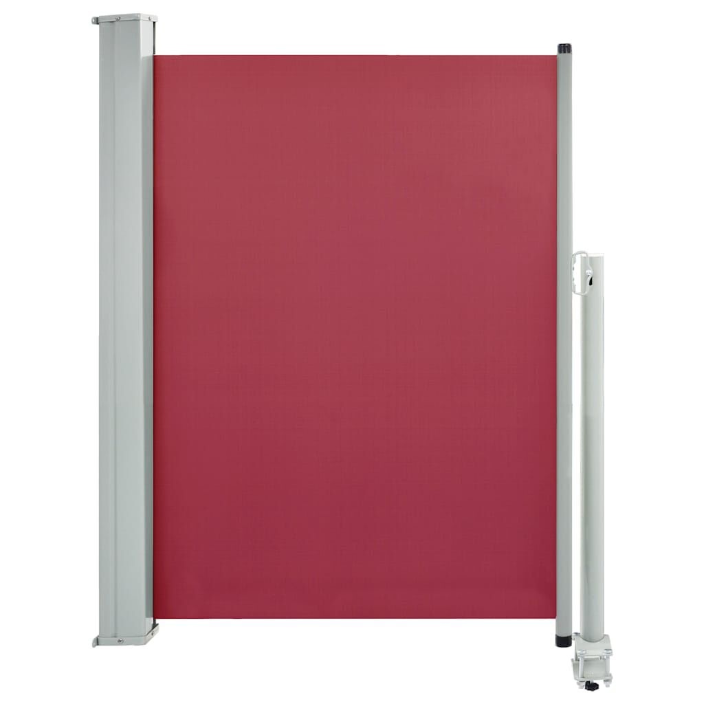 vidaXL Uittrekbaar Tuinscherm 100x300cm Rood - 47% Korting!