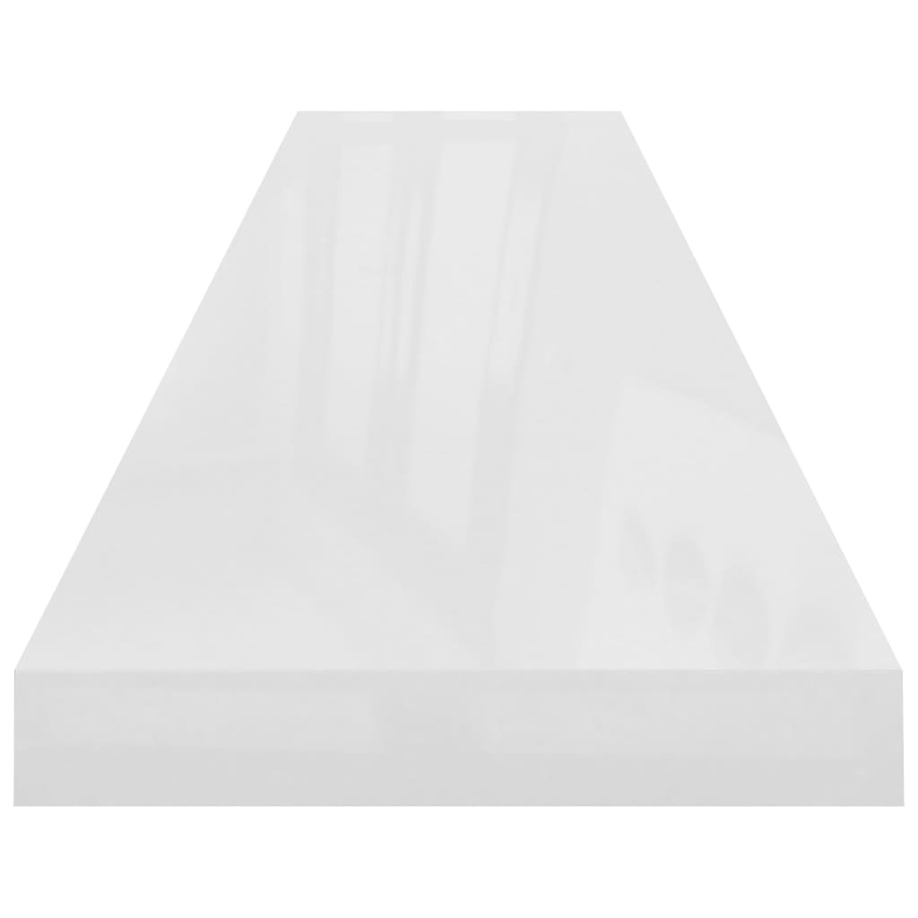 VidaXL Wandplanken Wit Hoogglans (120cm) - 64% Korting!