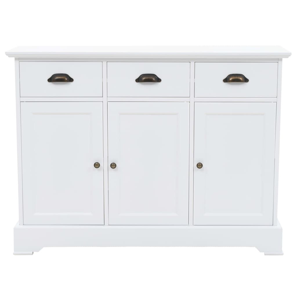VidaXL Dressoir Wit MDF/Grenen -51%! Zo Goed Als Nieuw