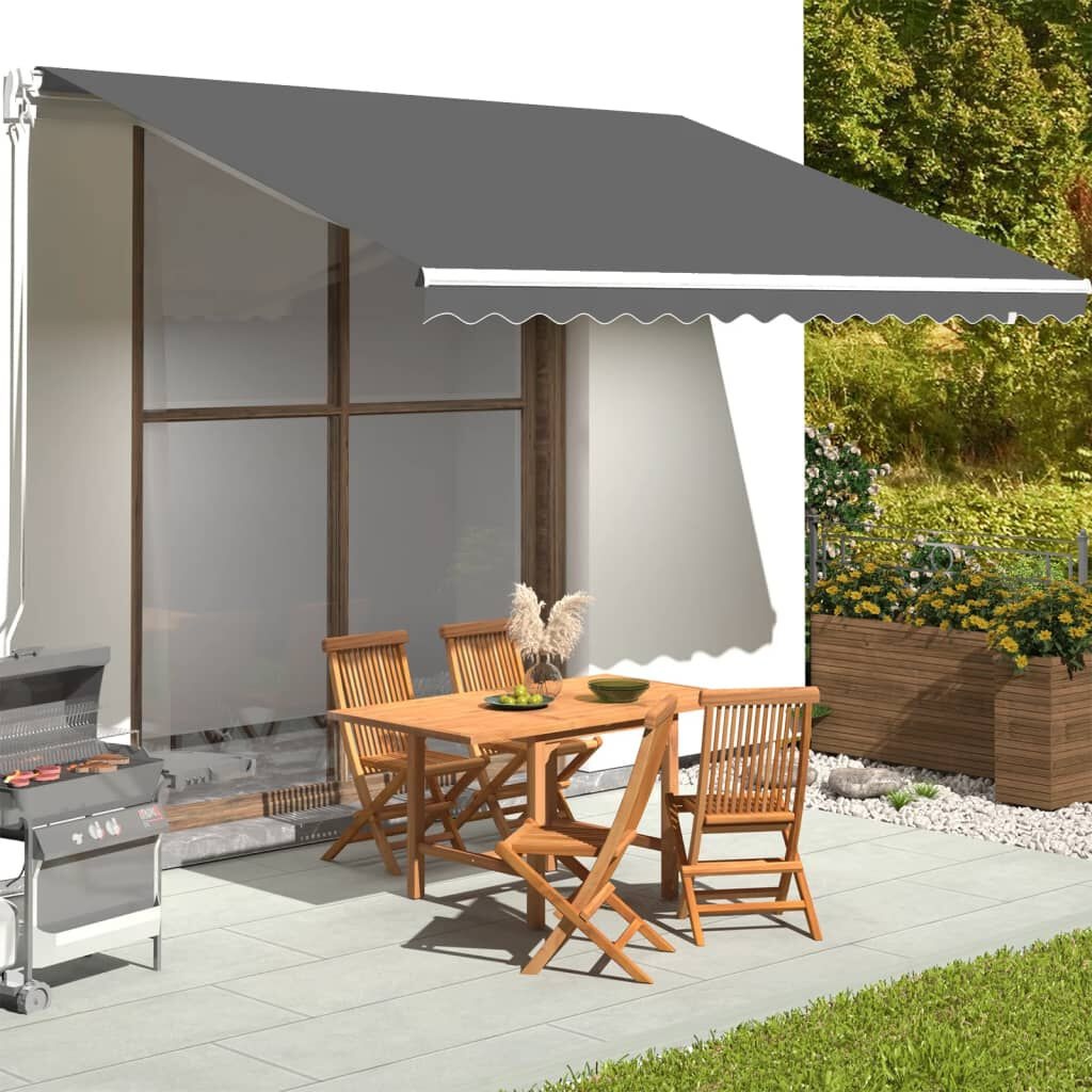 VidaXL Luifeldoek 4,5x3,5m Antraciet - 46% Korting!