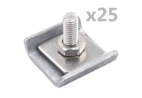 Rastermatverbinding 25 Sets Antraciet - 51% Korting!