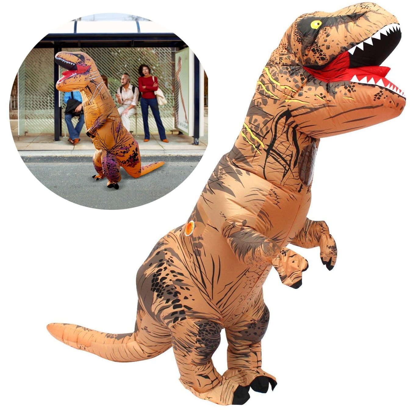 Dino Pak T-Rex Opblaasbaar 250cm -40% Korting!