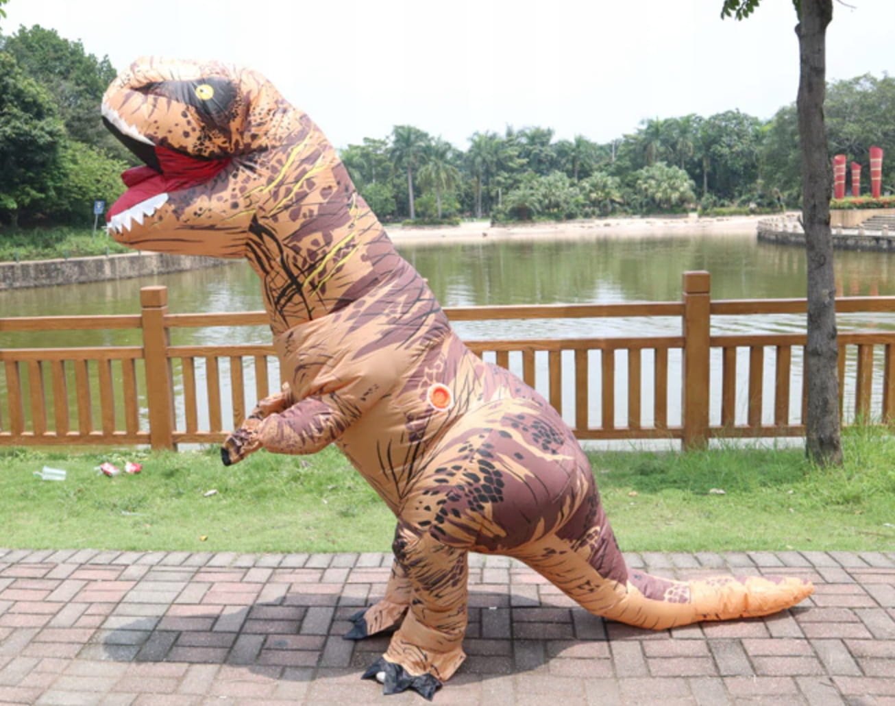 Dino Pak T-Rex Opblaasbaar 250cm -40% Korting!