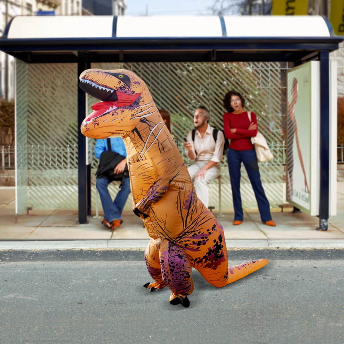 Dino Pak T-Rex Opblaasbaar 250cm -40% Korting!