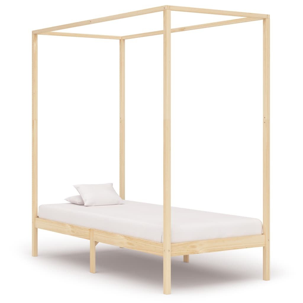 Hemelbed Grenenhout 90x200 - 47% Korting! Nieuwstaat