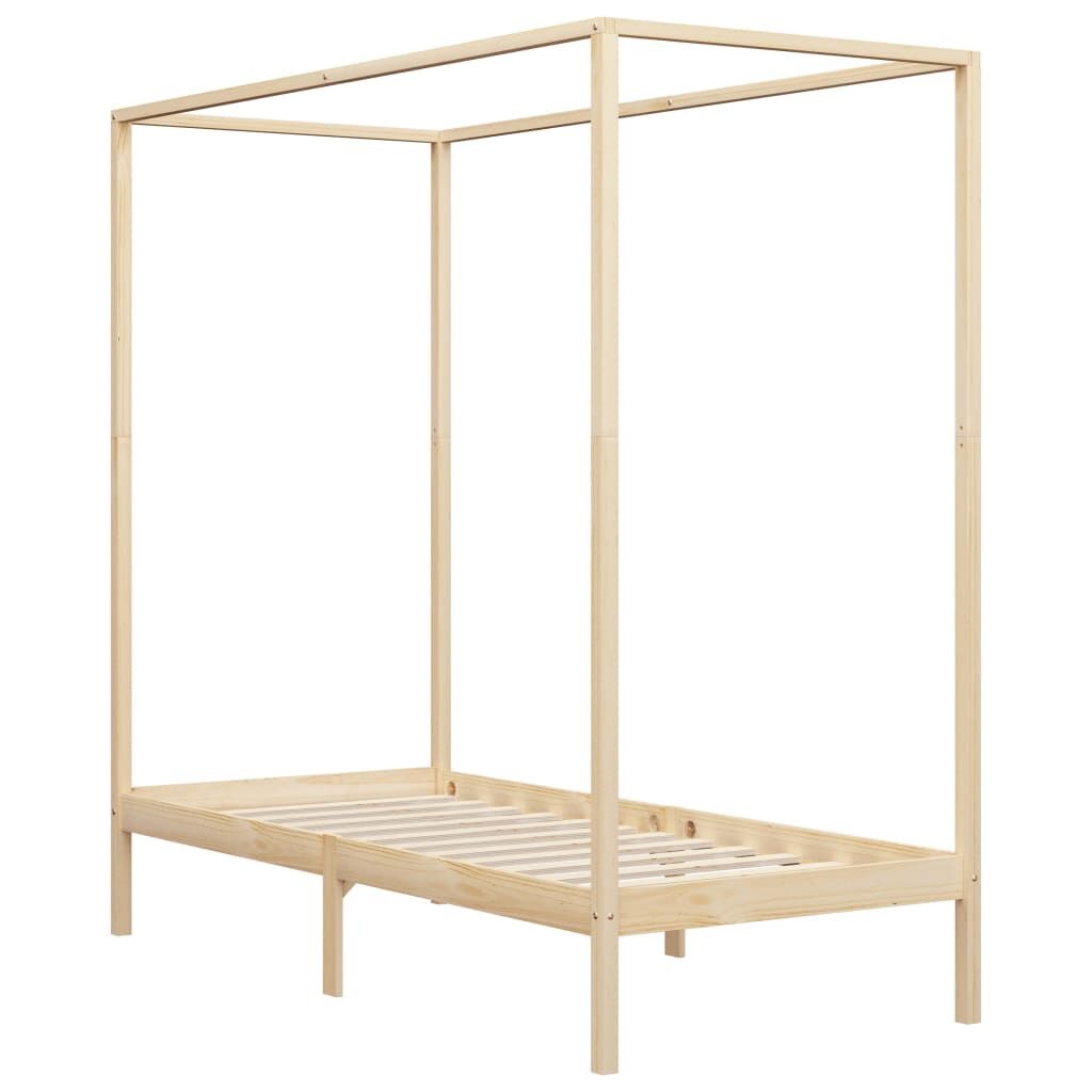 Hemelbed Grenenhout 90x200 - 47% Korting! Nieuwstaat