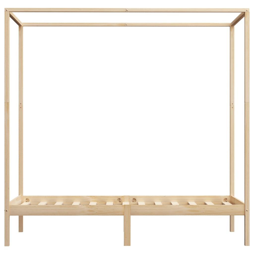 Hemelbed Grenenhout 90x200 - 47% Korting! Nieuwstaat