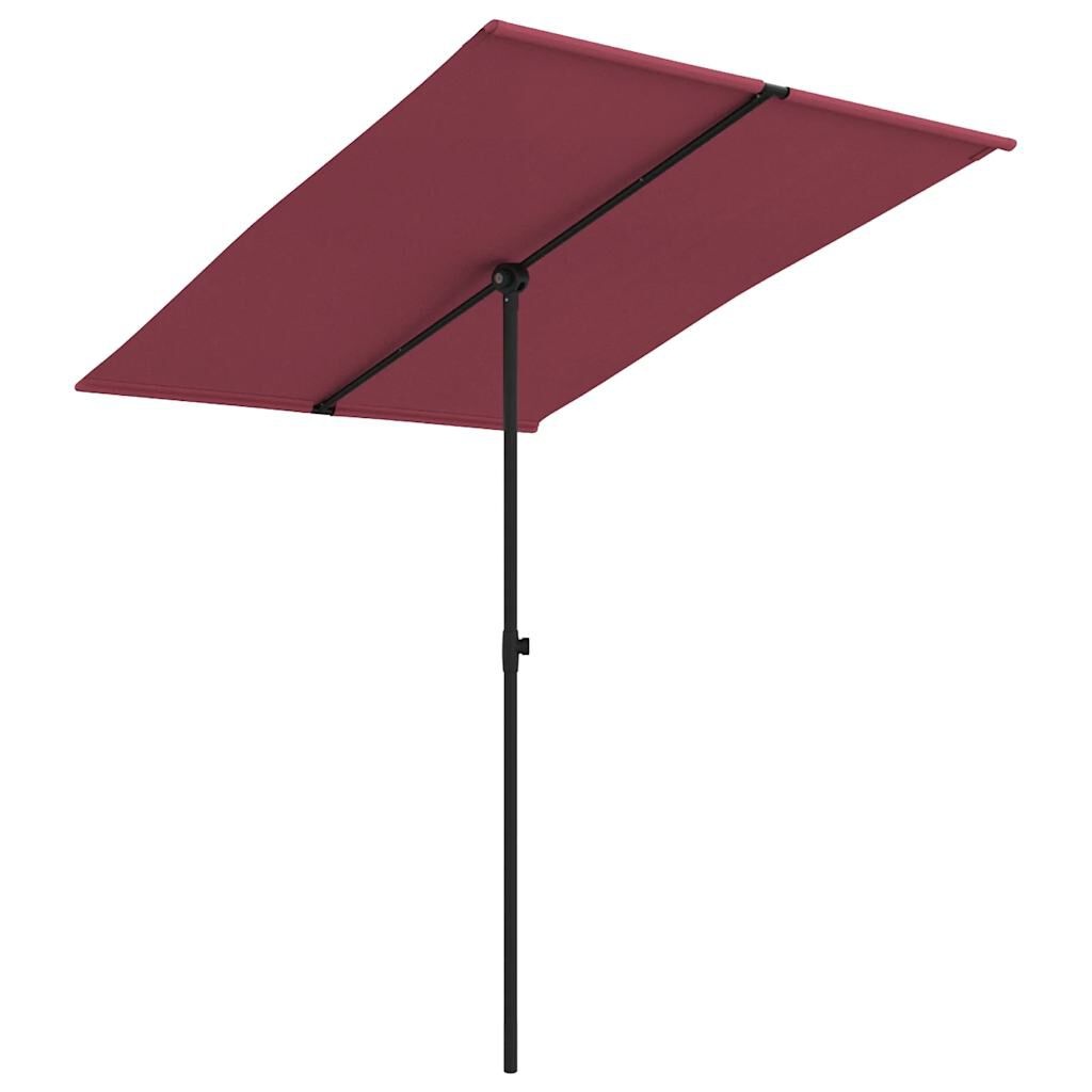 vidaXL Parasol Bordeaux 2x1,5m - 60% Korting! (Retour)