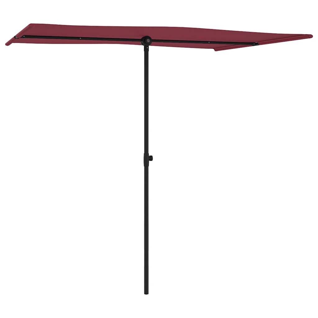 vidaXL Parasol Bordeaux 2x1,5m - 60% Korting! (Retour)