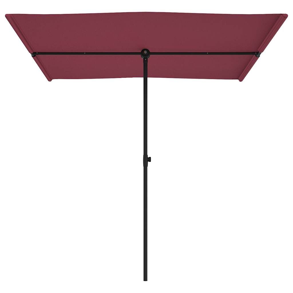 vidaXL Parasol Bordeaux 2x1,5m - 60% Korting! (Retour)