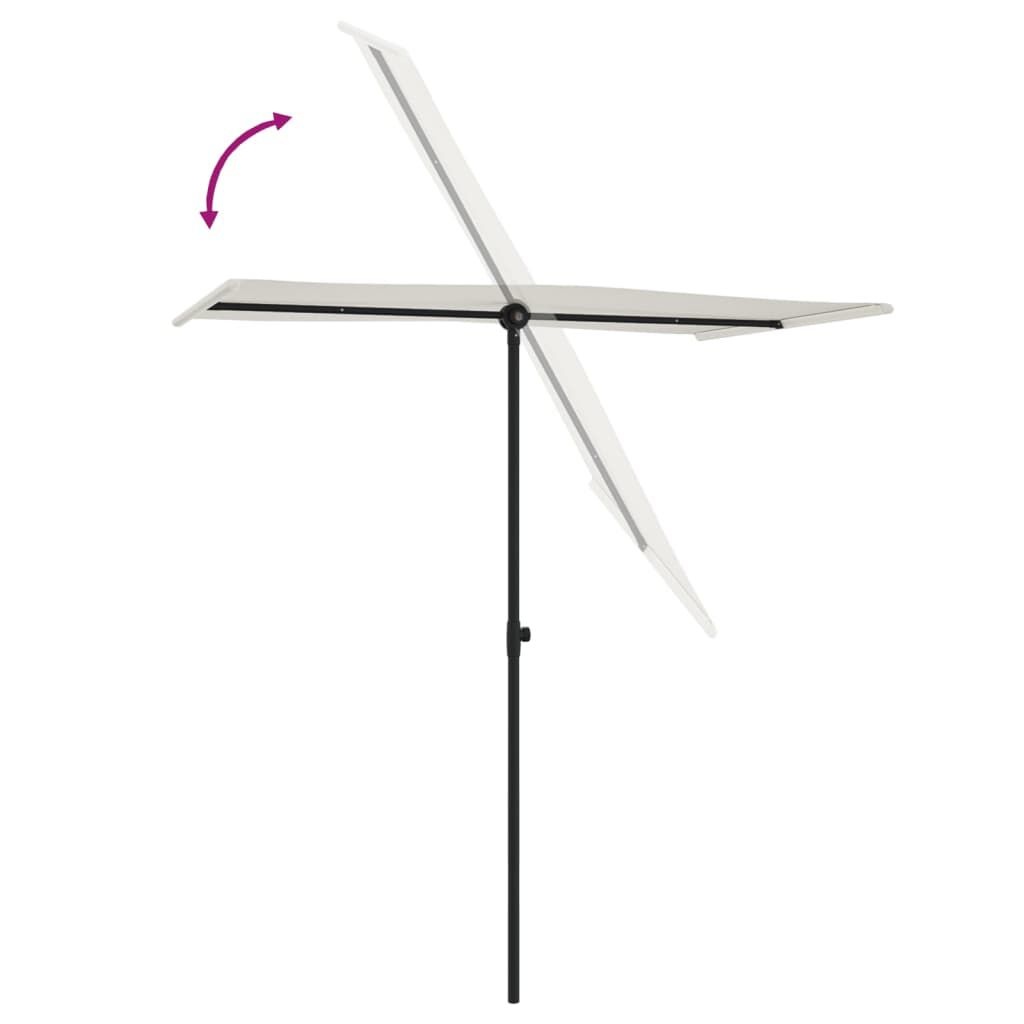 VidaXL Parasol Zandwit 180x110cm - 56% Korting!