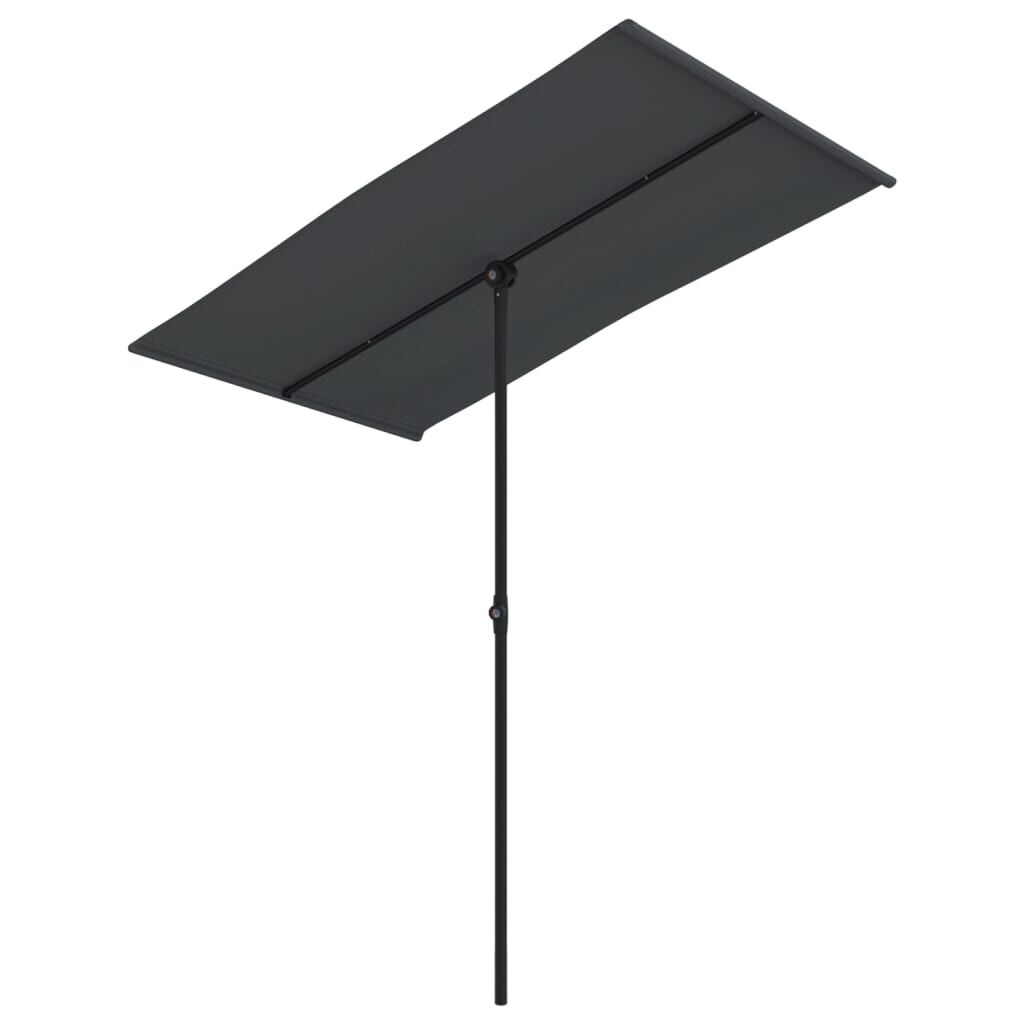 vidaXL Parasol Zwart 180x110cm - 56% Korting!