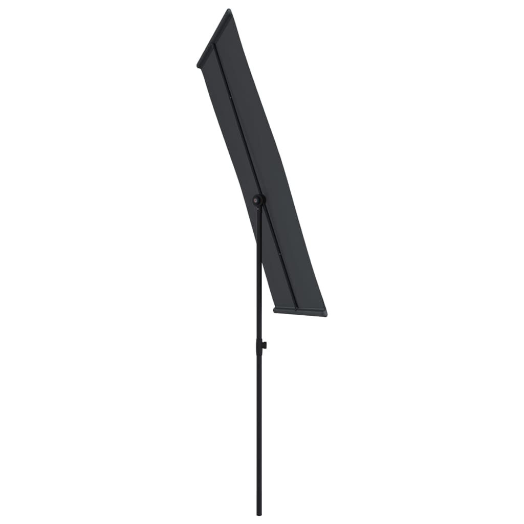 vidaXL Parasol Zwart 180x110cm - 56% Korting!