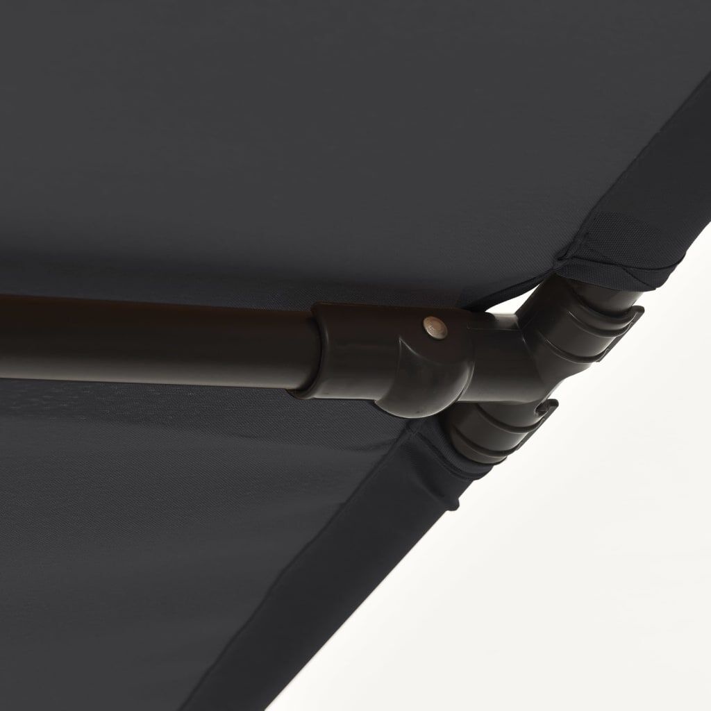 vidaXL Parasol Zwart 180x110cm - 56% Korting!