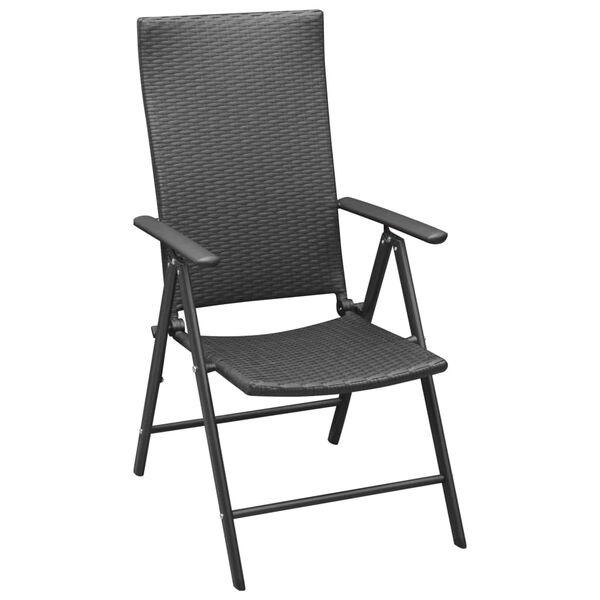 VidaXL Tuinstoelen (4 st.) Zwart - 67% Korting! Krasjes