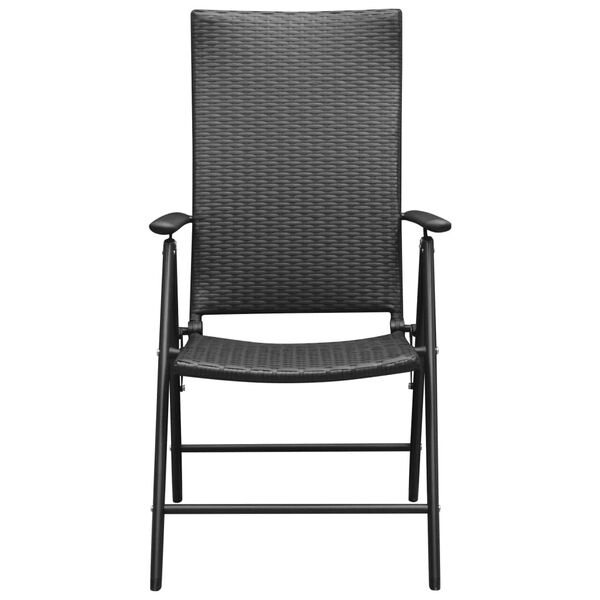 VidaXL Tuinstoelen (4 st.) Zwart - 67% Korting! Krasjes