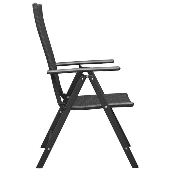 VidaXL Tuinstoelen (4 st.) Zwart - 67% Korting! Krasjes