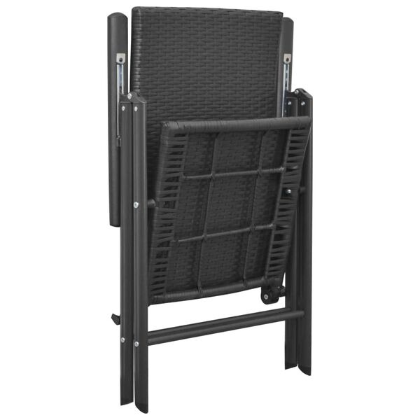 VidaXL Tuinstoelen (4 st.) Zwart - 67% Korting! Krasjes