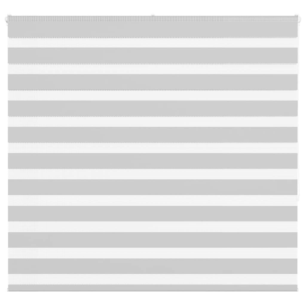 Zebra rolgordijn lichtgrijs 160x150cm - 51% KORTING!