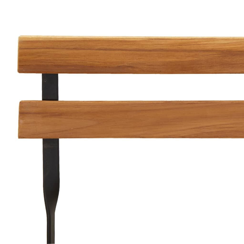 Bistrostoelen (4x) Teakhout/Staal - DEALS! 74% Korting!