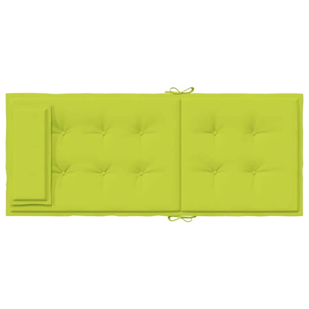 vidaXL Stoelkussens Hoge Rug (4 st) Heldergroen -51% Korting!