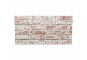 vidaXL 3D Wandpanelen Rood/Wit (10 st) -51% Korting!