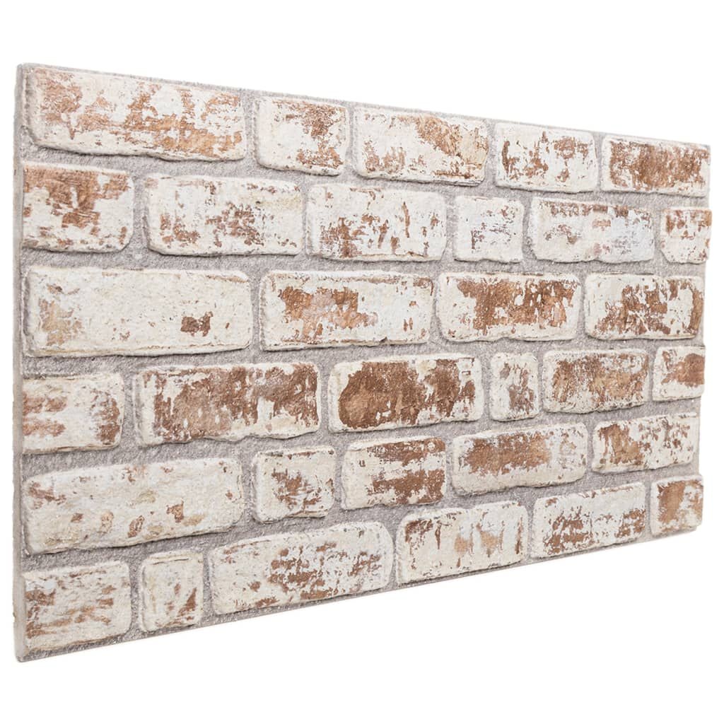 vidaXL 3D Wandpanelen Rood/Wit (10 st) -51% Korting!