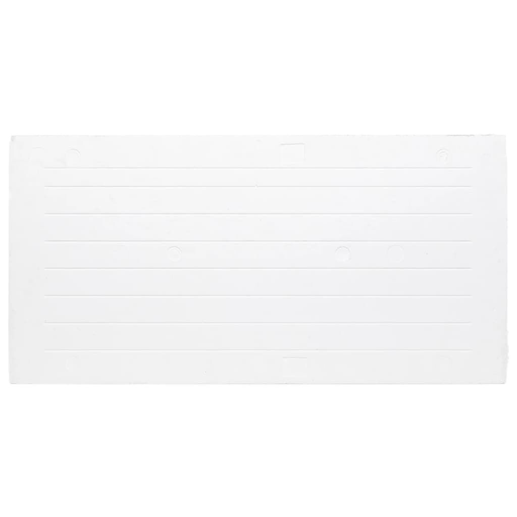 vidaXL 3D Wandpanelen Rood/Wit (10 st) -51% Korting!