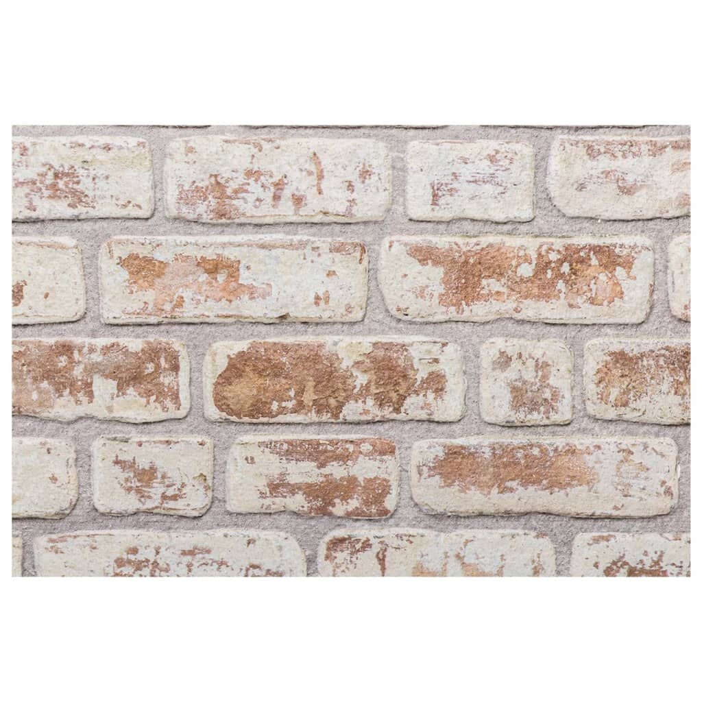 vidaXL 3D Wandpanelen Rood/Wit (10 st) -51% Korting!