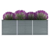 VidaXL Plantenbak Verhoogd 240cm Grijs - 64% Korting!