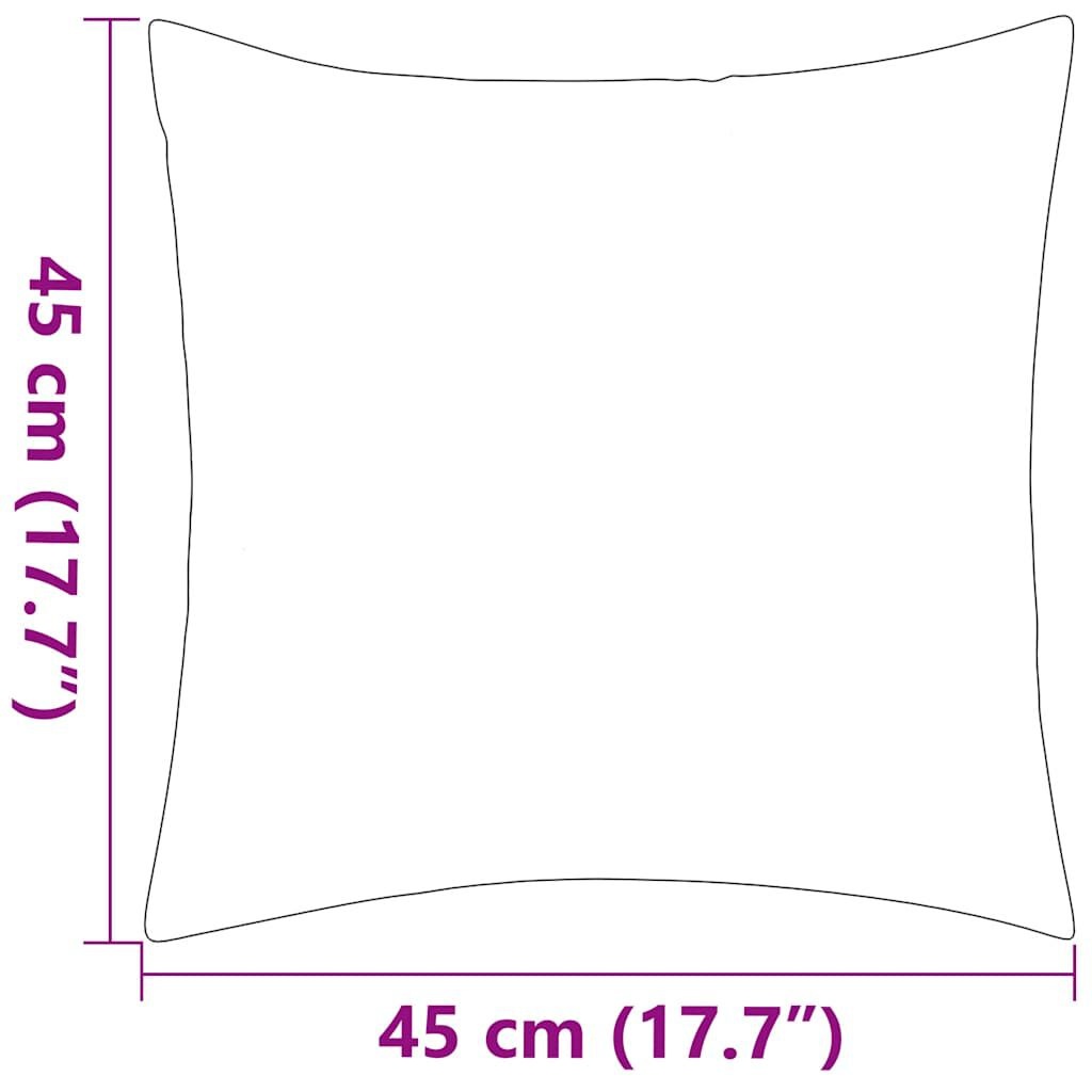 VidaXL Buitenkussens 45x45cm Marineblauw 2st -51% Korting!