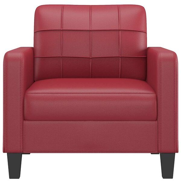 vidaXL Fauteuil Wijnrood Kunstleer - 46% Korting!