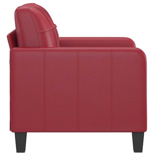 vidaXL Fauteuil Wijnrood Kunstleer - 46% Korting!
