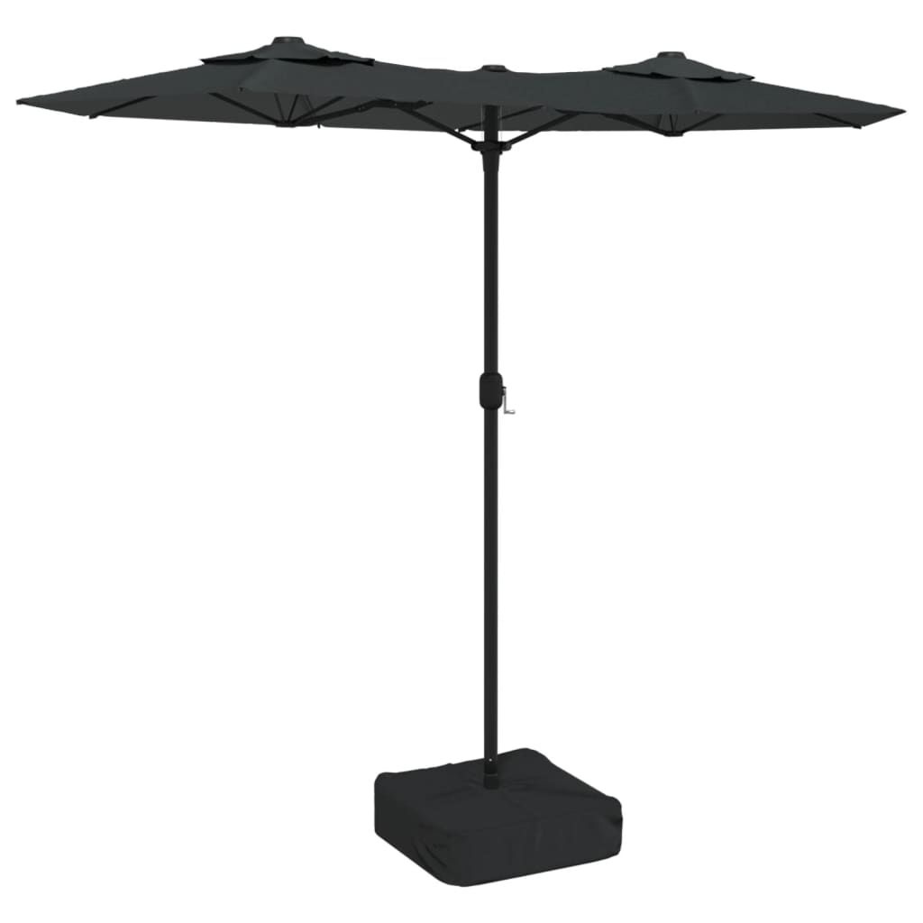 vidaXL Dubbele Parasol Antraciet 316x240cm - 46% Korting!