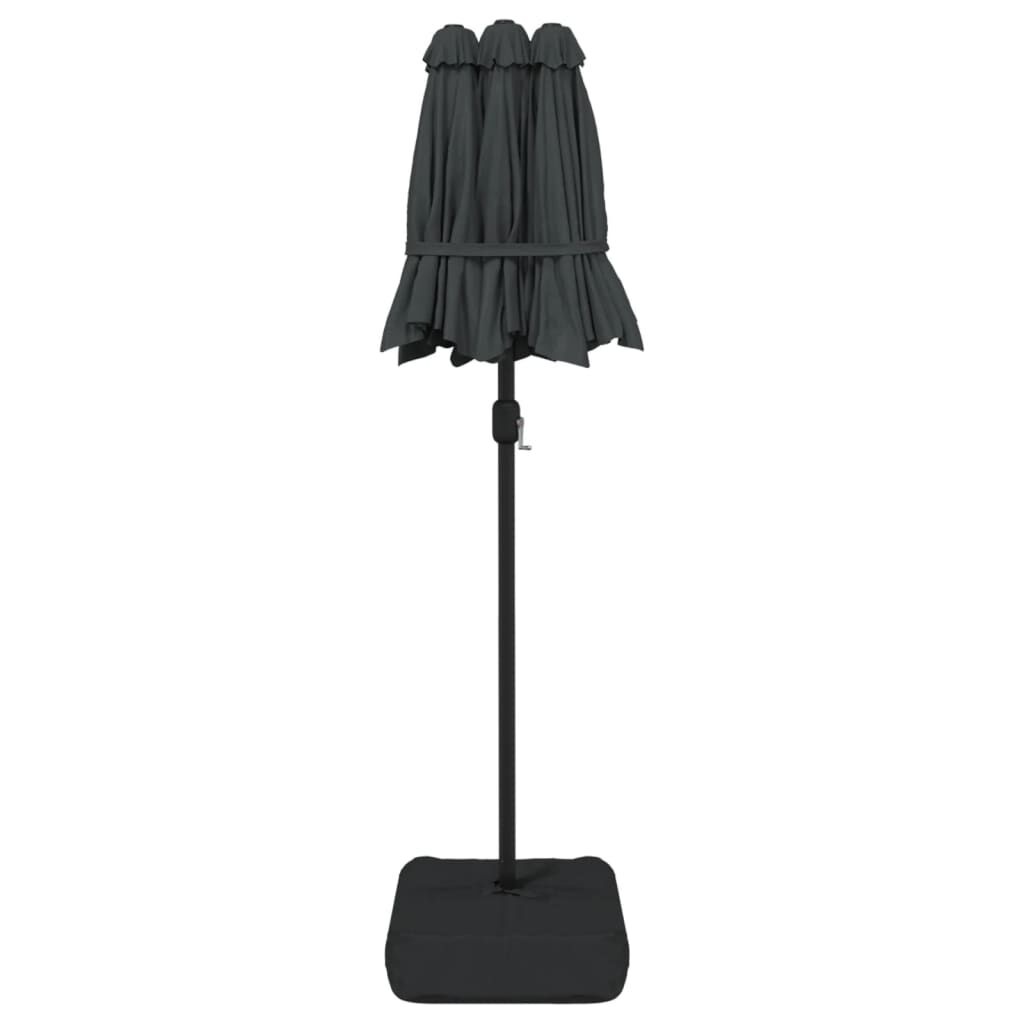 vidaXL Dubbele Parasol Antraciet 316x240cm - 46% Korting!