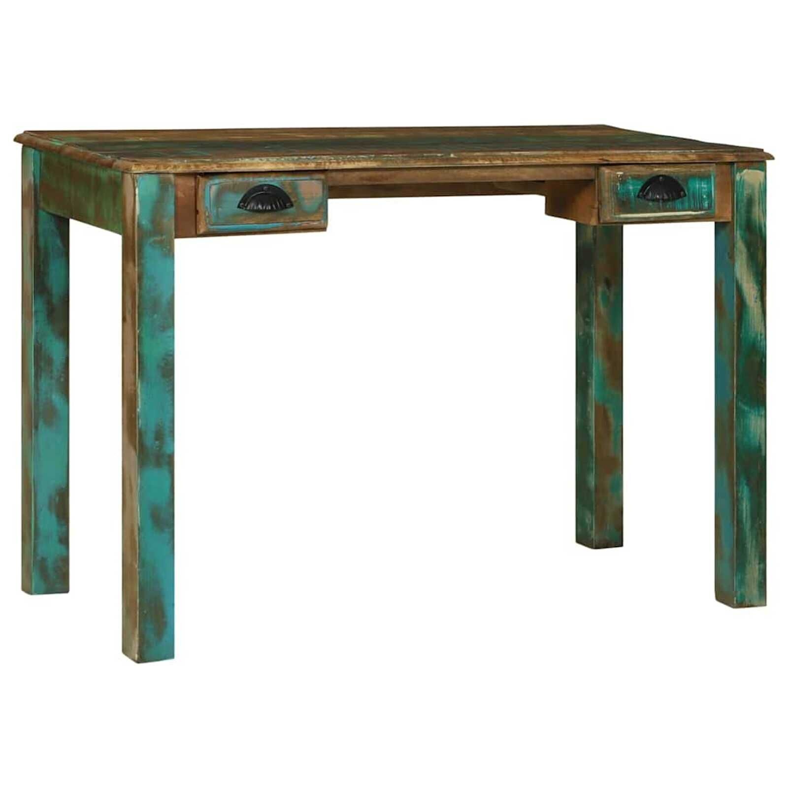 Bureau Gerecycled Hout Bruin 112cm - 51% Korting!