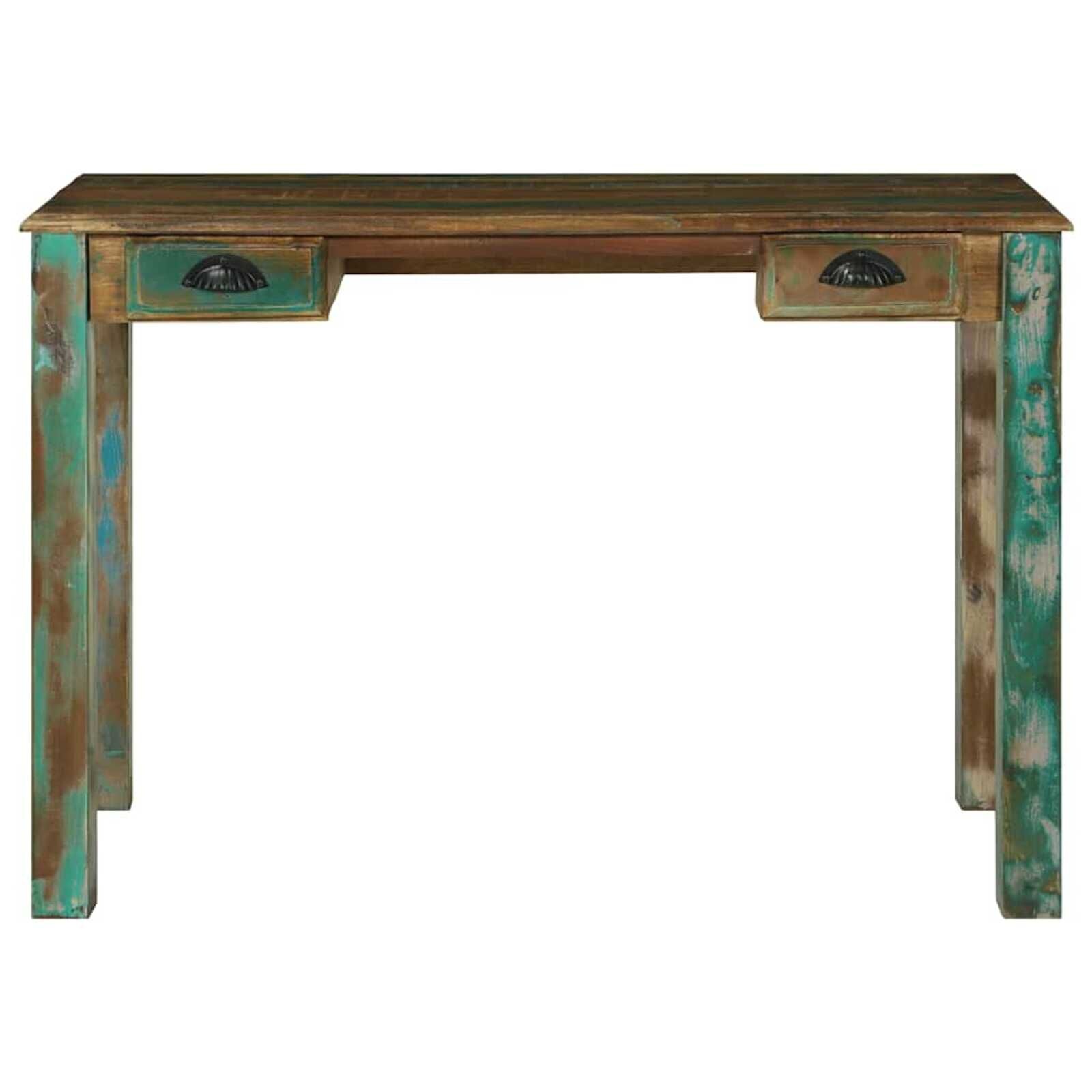 Bureau Gerecycled Hout Bruin 112cm - 51% Korting!