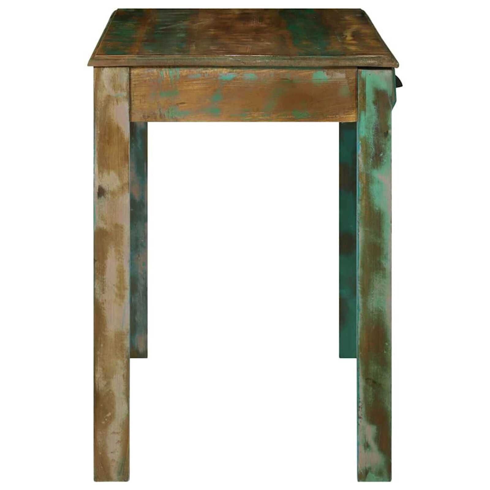 Bureau Gerecycled Hout Bruin 112cm - 51% Korting!