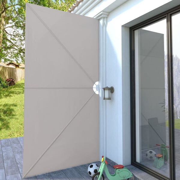 Terrasscherm Inklapbaar Crème 400x200cm - 51% Korting!