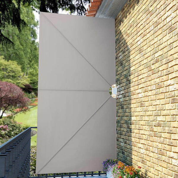 Terrasscherm Inklapbaar Crème 400x200cm - 51% Korting!
