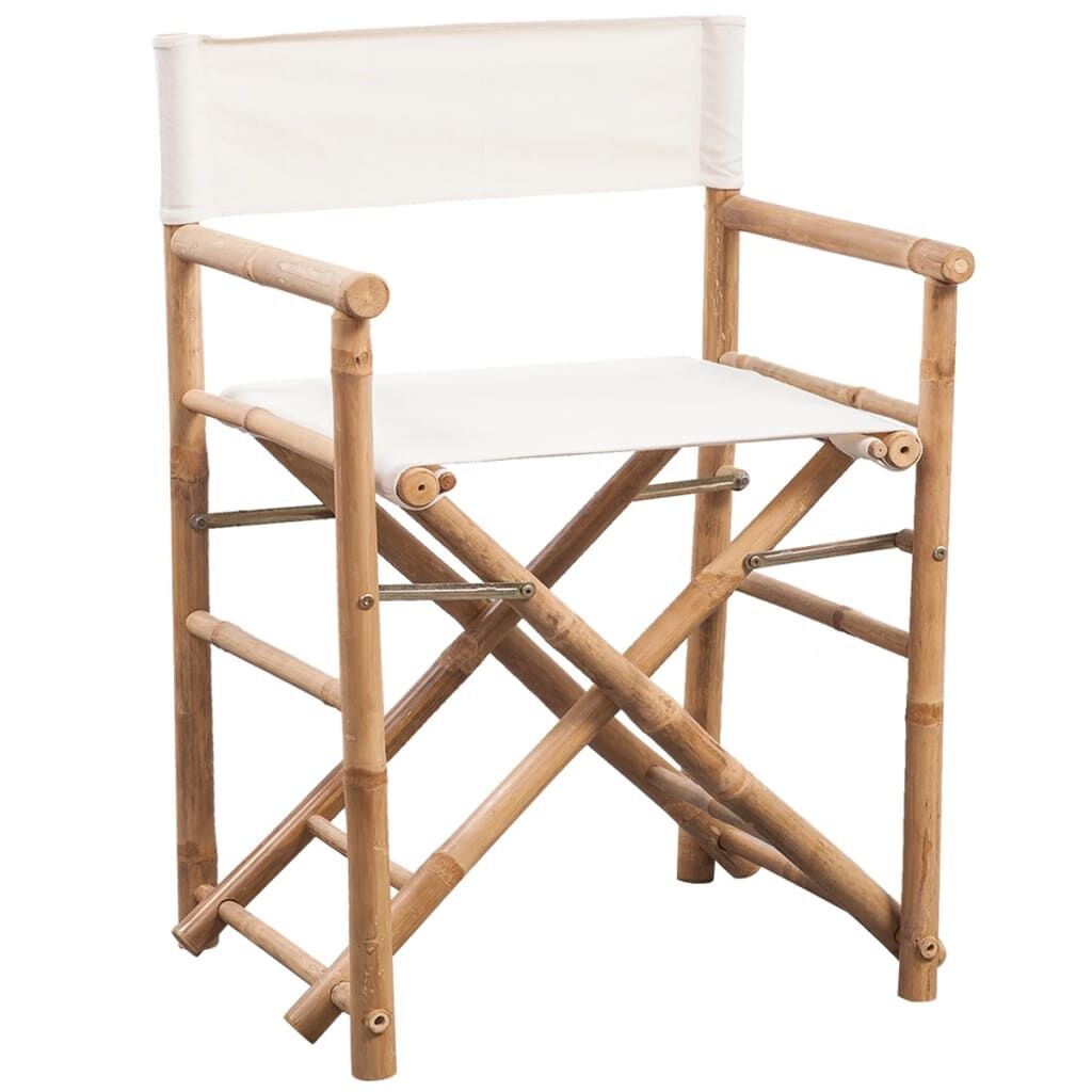 Regisseursstoelen (2 st) Bamboe/Canvas - 40% Korting!