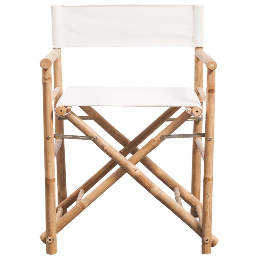 Regisseursstoelen (2 st) Bamboe/Canvas - 40% Korting!